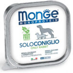 Monge Monoproteico Paté in vaschetta da 150g - Solo Coniglio - Adult