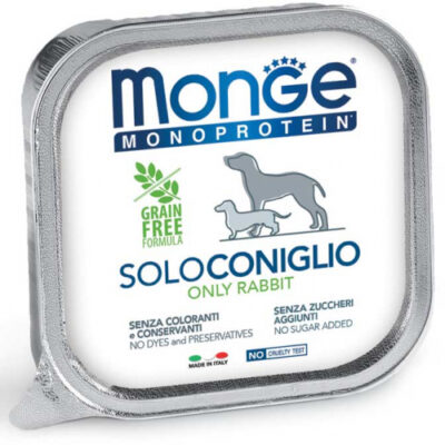 Monge Monoproteico Coniglio 150gr - Cibo Umido per Cani