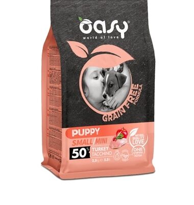 Oasy Grain Free Puppy Small/Mini Tacchino 800g