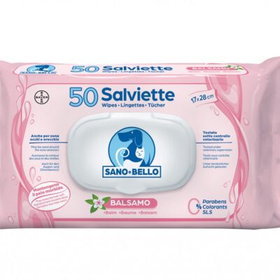 Salviette Detergenti Balsamo per Cani Sano e Bello