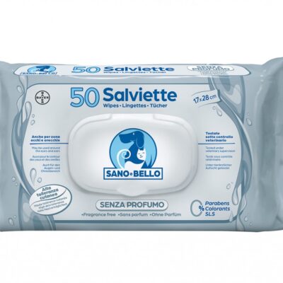 Salviette Detergenti Senza Profumo per Cani e Gatti