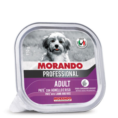 Morando Professional Patè Agnello e Riso 150g per Cani