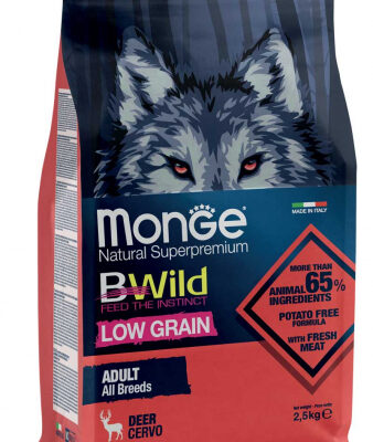 Monge BWild Low Grain Adult All Breeds Cervo