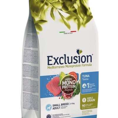 Exclusion Small Adult Tonno 500g - Alimento Completo per Cani di Piccola Taglia