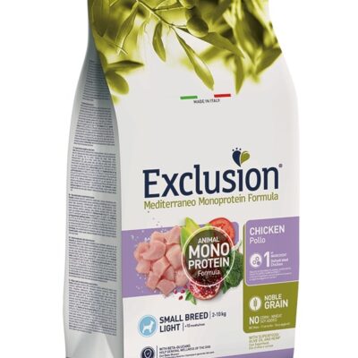 Exclusion Small Light Pollo 500g - Alimento per Cani di Piccola Taglia