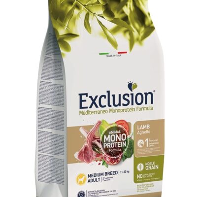 Exclusion Medium Adult Agnello 3Kg - Alimento Secco per Cani