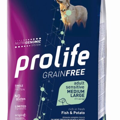 Prolife Grain Free Adult Medium/Large Pesce e Patate 2,5kg