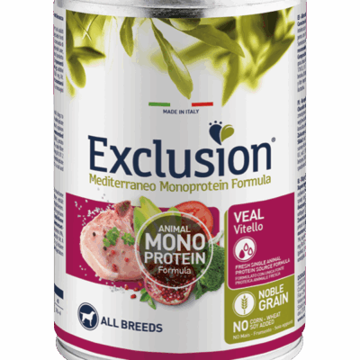 Exclusion Mediterraneo MonoProtein All Breeds 400g