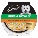 Cesar Fresh Bowls 85g - Pollo con Carote, Fagiolini e Zucca