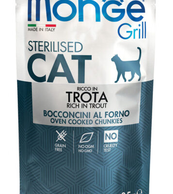 Monge Grill Bustine Sterilizzato Trota 85g