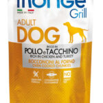 Monge Grill Bocconcini cotti al Forno 100g - Pollo e Tacchino – Adult