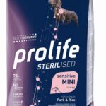 Prolife Sensitive Adult Mini Maiale e Riso - 2kg