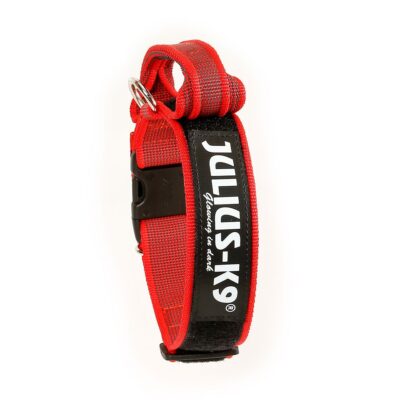 Julius K-9 Collare con Maniglia Rosso 47-67cm