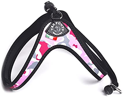 Tre Ponti Pettorina Rifrangente con Laccio Mimetico Rosa, Size 1