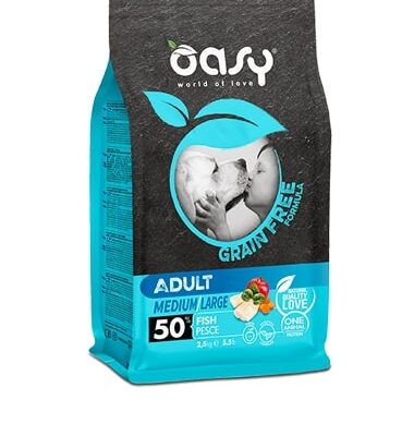 Oasy Grain Free Adult Small/Mini Pesce 800g