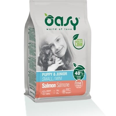 Oasy One Puppy Small/Mini Salmone 800g