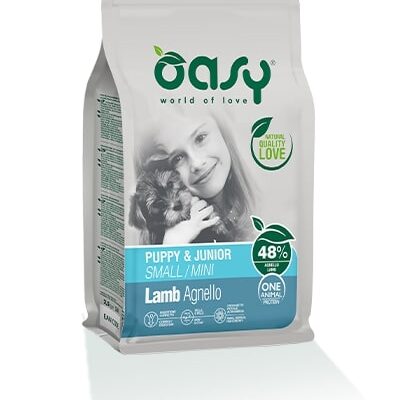 Oasy One Puppy Small/Mini Agnello 800g