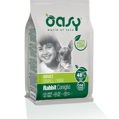 Oasy One Adult Small/Mini Coniglio 800g