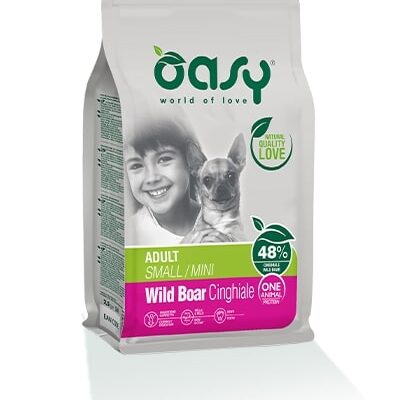 Oasy One Adult Small/Mini Cinghiale 800g