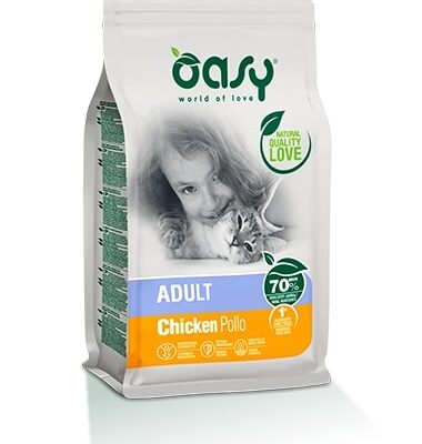 Oasy Adult Pollo 1,5Kg - Cibo Secco per Gatti