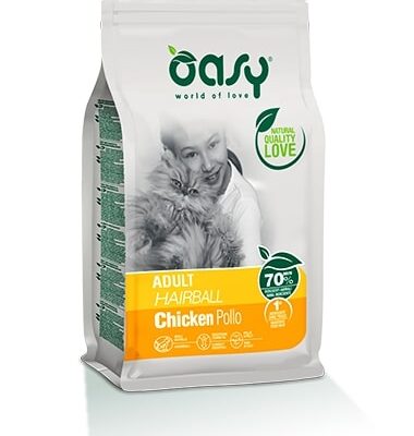 Oasy Adult Hairball 1,5Kg - Cibo Secco per Gatti
