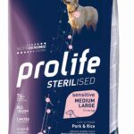 Prolife Sterilised Sensitive Adult Medium/Large Maiale e Riso - 2,5kg