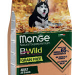 Monge BWild Grain Free Adult All Breeds Salmone e Piselli - 12kg