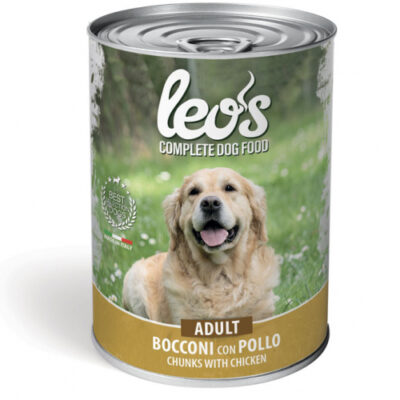 Leo's Bocconi con Pollo per Cani Adulti - 415g