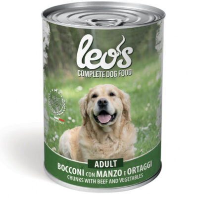 Leo’s Bocconi con Manzo e Ortaggi Adult 415g