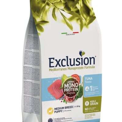 Exclusion Medium Puppy Tonno 3Kg - Alimento Secco per Cuccioli