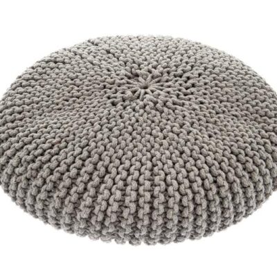 Cuccetta Pouf Macramè 60x15, Grigia