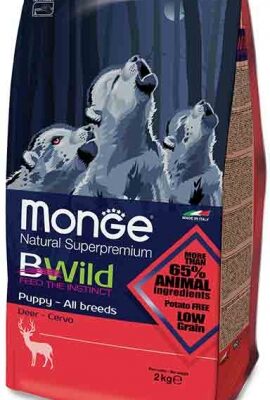 Monge BWild Low Grain Puppy All Breeds Cervo 12kg