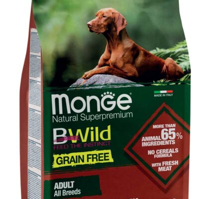 Monge BWild Grain Free Adult All Breeds Agnello, Patate e Piselli