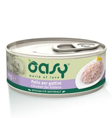 Oasy Pollo per Gattini Lattina 150gr