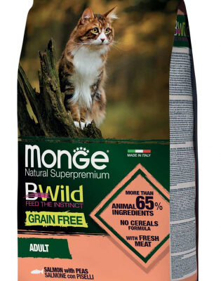 Monge BWild Grain Free Salmone con Piselli 1,5kg