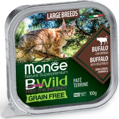 Monge BWild Large Breed Bufalo con Verdure 100gr