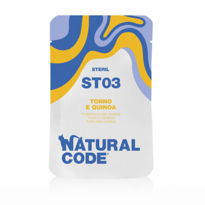 Natural Code ST03 70g - Tonno e Quinoa per Gatti