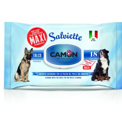 Camon Salviette Maxi al Talco per Cani