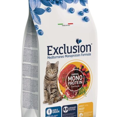 Exclusion Adult Manzo 1,5Kg - Cibo Secco per Gatti