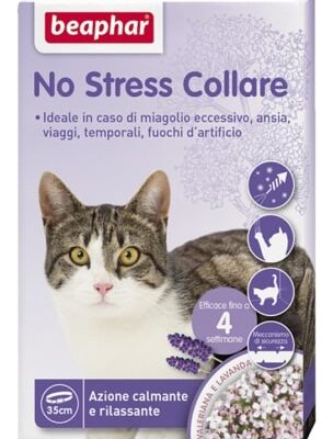 Beaphar Collare Gatto No Stress Valeriana e Lavanda