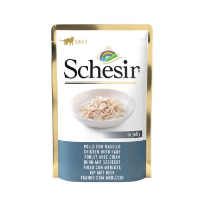 Schesir Soft Pollo con Nasello 85gr - Cibo Umido per Gatti