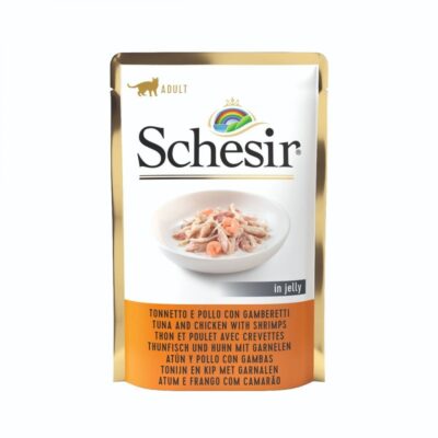 Schesir Soft Tonnetto e Pollo con Gamberetti 85gr