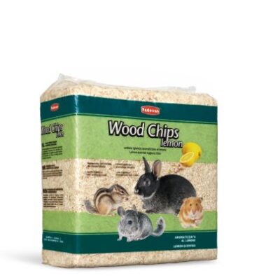 Padovan Wood Chips Lemon 1Kg - Lettiera Aromatizzata per Roditori