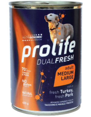 Prolife Dual Fresh Adult Medium e Large 400g