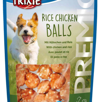 Premio Rice Chicken Balls 80g - Snack per Cani con Pollo e Riso