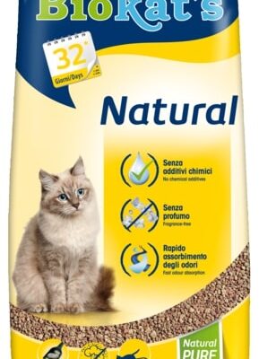 Biokat's New Natural Lettiera Agglomerante per Gatti - 8kg