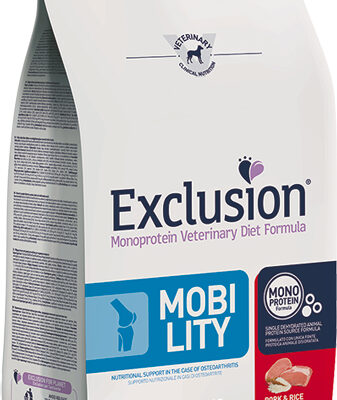Exclusion Mobility M&L Maiale e Riso 2kg - Supporto Articolare per Cani