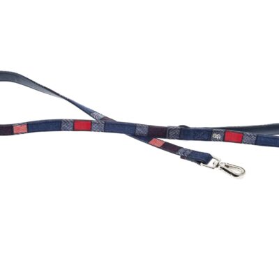 Guinzaglio Mokka Tartan per Cani
