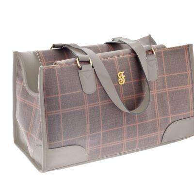 Borsa Mokka Pied-De-Poule per Cani