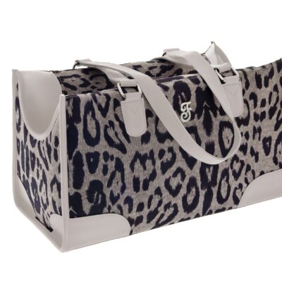 Borsa Mokka Leopardata per Cani